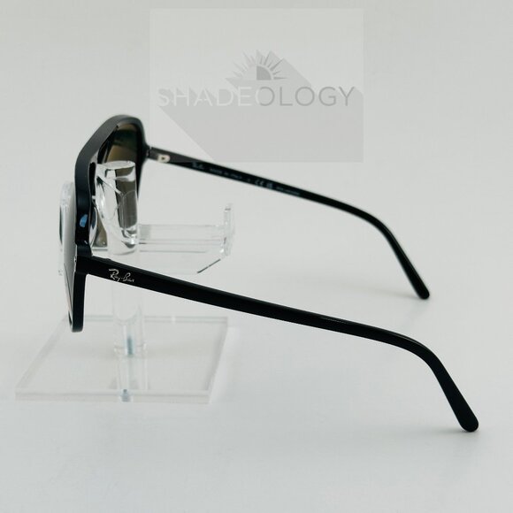 Ray-Ban Sunglasses Bill Black Aviator RB2198 901/58 60-14 145 3P Italy Polarized main image 6